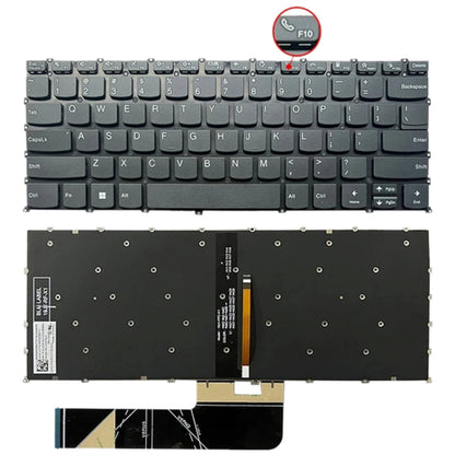 For Lenovo IdeaPad 5 / Yoga Slim 7 Pro US Version Laptop Backlight Keyboard, F10 Key with Phone Icon(Black) by buy2fix