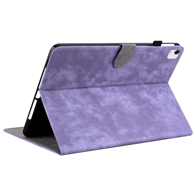 For iPad Air 13 2025 / 2024 Embossed Tiger Pattern Leather Tablet Case(Purple) - iPad Air 13 2025 / 2024 Cases by buy2fix | Online Shopping UK | buy2fix