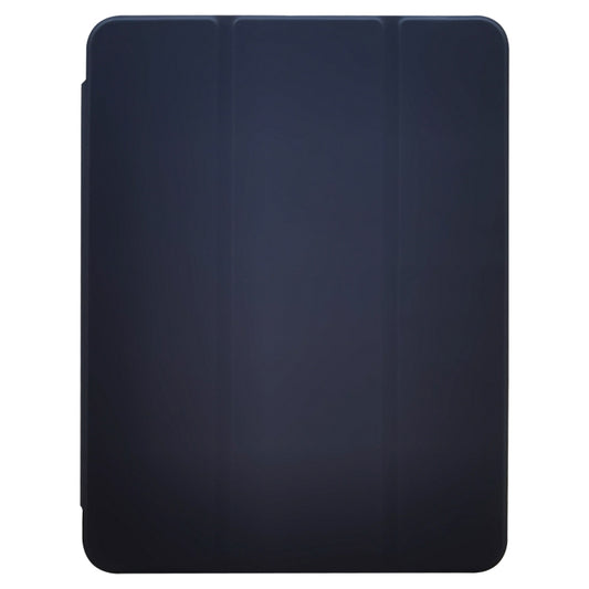 For iPad Pro 11 2024 3-folding Electric Pressed Skin Texture Leather Tablet Case(Black) - iPad Pro 11 2024 Cases by buy2fix | Online Shopping UK | buy2fix