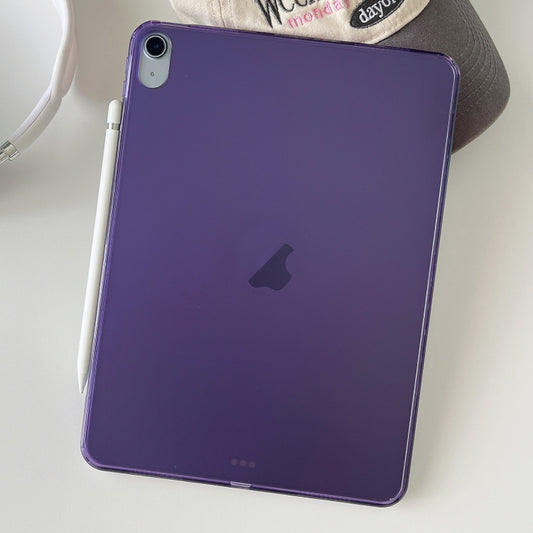 For iPad Air 13 2025 / 2024 Skin-feeling Crystal Clear Acrylic Tablet Case(Purple) - iPad Pro 12.9 (2022/2021) Cases by buy2fix | Online Shopping UK | buy2fix