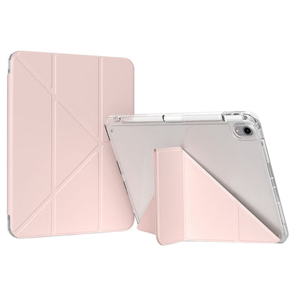 For iPad mini 2024 / mini 6 GEBEI Deformation Leather Tablet Case(Pink) - iPad mini 6 Cases by GEBEI | Online Shopping UK | buy2fix