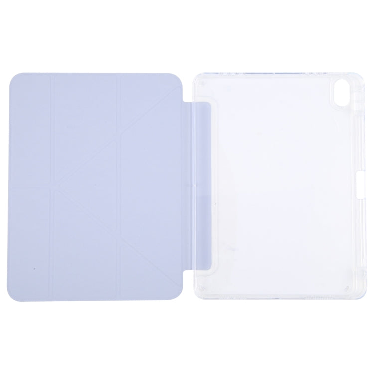 For iPad Pro 11 2024 GEBEI Deformation Leather Tablet Case(Purple) - iPad Pro 11 2024 Cases by GEBEI | Online Shopping UK | buy2fix