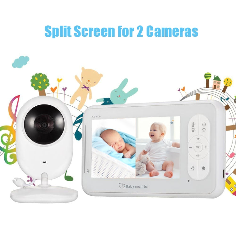 SP920 4.3 inch TFT Screen Baby Monitor Care Camera(US Plug) by buy2fix