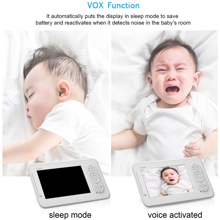 SP920 4.3 inch TFT Screen Baby Monitor Care Camera(US Plug) by buy2fix