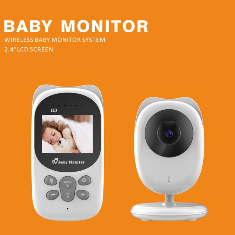 SP990 2.4 inch LCD Screen Baby Monitor Care Camera(EU Plug) by buy2fix