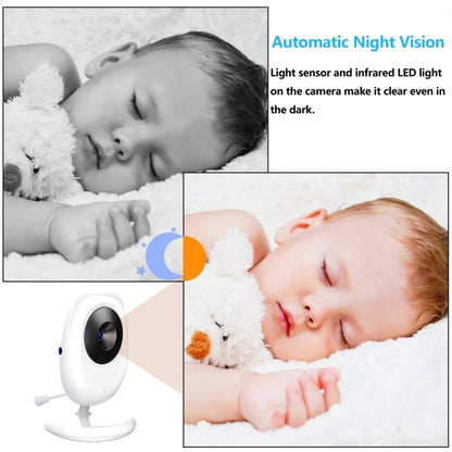 SP990 2.4 inch LCD Screen Baby Monitor Care Camera(EU Plug) by buy2fix