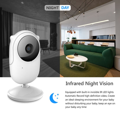 SM25 2.4 inch LCD Screen Baby Monitor Care Camera(EU Plug) by buy2fix