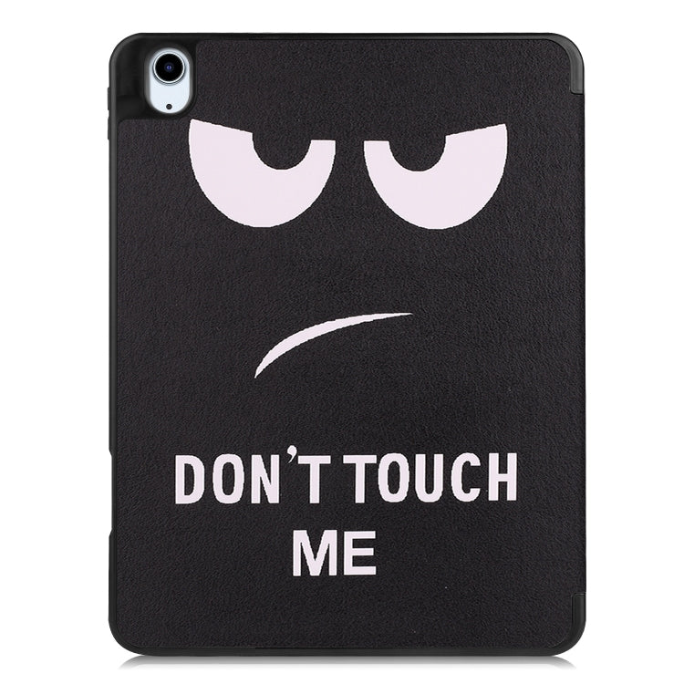 For iPad Air 11 2024 / 2025 Custer Painted 3-Fold Holder Smart Leather Tablet Case(Big Eye ME) - iPad Air 11 2025 / 2024 Cases by buy2fix | Online Shopping UK | buy2fix