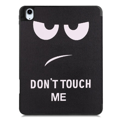 For iPad Air 11 2024 / 2025 Custer Painted 3-Fold Holder Smart Leather Tablet Case(Big Eye ME) - iPad Air 11 2025 / 2024 Cases by buy2fix | Online Shopping UK | buy2fix