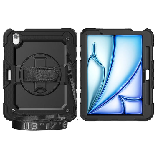 For iPad Air 11 2024 / Air 11 2025 Silicone Hybrid PC Tablet Protective Case(Black) - iPad Air 11 2025 / 2024 Cases by buy2fix | Online Shopping UK | buy2fix