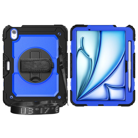 For iPad Air 11 2024 / Air 11 2025 Silicone Hybrid PC Tablet Protective Case(Dark Blue+Black) - iPad Air 11 2025 / 2024 Cases by buy2fix | Online Shopping UK | buy2fix