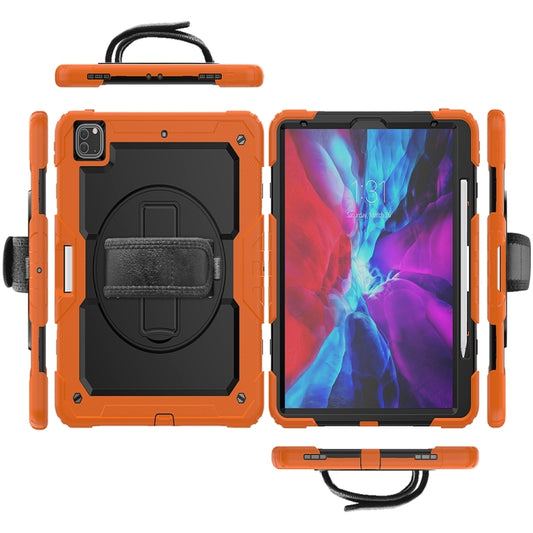 For iPad Pro 13 2024 Silicone Hybrid PC Tablet Protective Case(Orange+Black) - iPad Pro 13 2024 Cases by buy2fix | Online Shopping UK | buy2fix