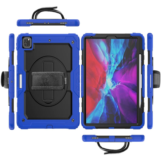 For iPad Pro 13 2024 Silicone Hybrid PC Tablet Protective Case(Black+Dark Blue) - iPad Pro 13 2024 Cases by buy2fix | Online Shopping UK | buy2fix