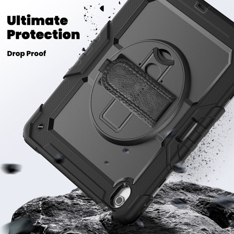 For iPad Air 13 2024 / Air 13 2025 Silicone Hybrid PC Tablet Protective Case(Black) - iPad Air 13 2025 / 2024 Cases by buy2fix | Online Shopping UK | buy2fix