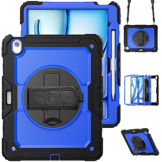 For iPad Air 13 2024 / Air 13 2025 Silicone Hybrid PC Tablet Protective Case(Dark Blue+Black) - iPad Air 13 2025 / 2024 Cases by buy2fix | Online Shopping UK | buy2fix
