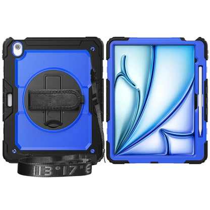 For iPad Air 13 2024 / Air 13 2025 Silicone Hybrid PC Tablet Protective Case(Dark Blue+Black) - iPad Air 13 2025 / 2024 Cases by buy2fix | Online Shopping UK | buy2fix