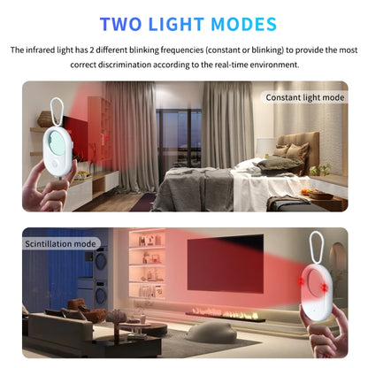 T02 Smart Infrared Camera Detector Anti-Sneak Shooting Scanner(White) by buy2fix