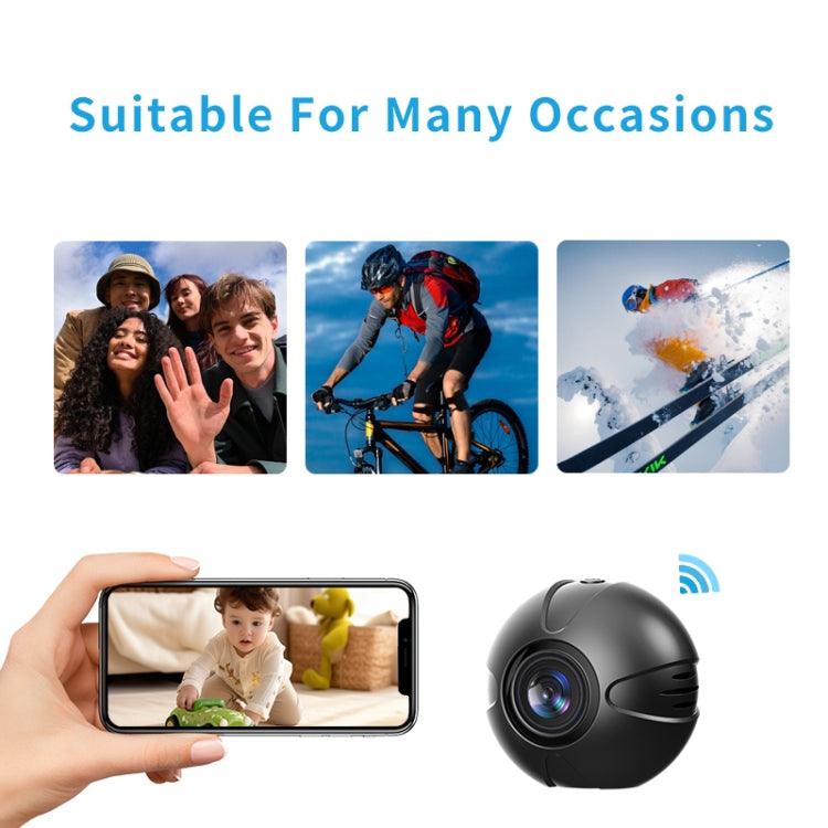 X3 Wireless Mini DV WiFi IP Camera, Support Night Vision / Motion Detection(Black) by buy2fix