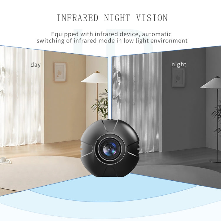 X3 Wireless Mini DV WiFi IP Camera, Support Night Vision / Motion Detection(Black) by buy2fix