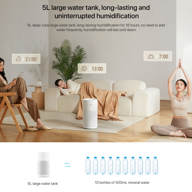 Xiaomi Mijia Pure Smart Fog-Free Humidifier 2, Specification:US Plug(White) by Xiaomi