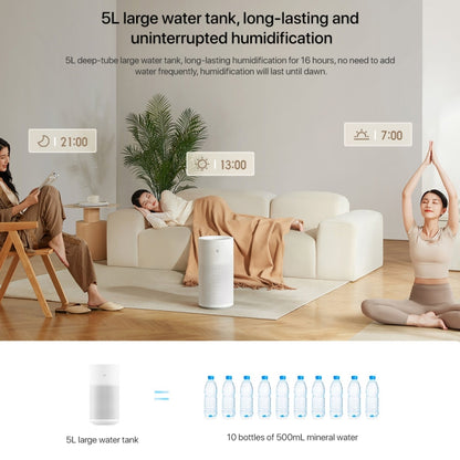 Xiaomi Mijia Pure Smart Fog-Free Humidifier 2, Specification:US Plug(White) by Xiaomi