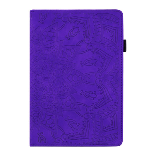 For iPad Pro 11 2024 Calf Texture Embossed Leather Tablet Case(Purple) - iPad Pro 11 2024 Cases by buy2fix | Online Shopping UK | buy2fix