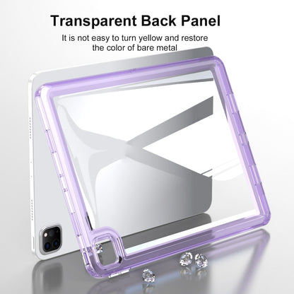 For iPad Pro 12.9 2022 / 2021 / 2020 Transparent Acrylic Tablet Case(Pink) - iPad Pro 12.9 (2022/2021) Cases by buy2fix | Online Shopping UK | buy2fix