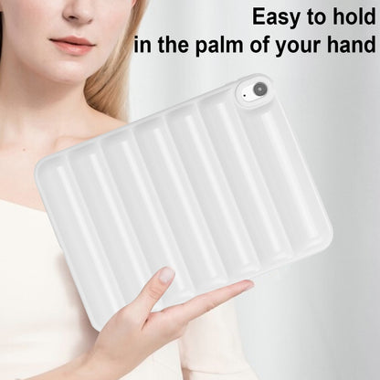 For iPad Air 11 2025 / 2024 Eiderdown Cushion Shockproof Tablet Case(White) - iPad Air 11 2025 / 2024 Cases by buy2fix | Online Shopping UK | buy2fix