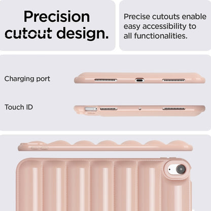 For iPad Air 11 2025 / 2024 Eiderdown Cushion Shockproof Tablet Case(Pink) - iPad Air 11 2025 / 2024 Cases by buy2fix | Online Shopping UK | buy2fix