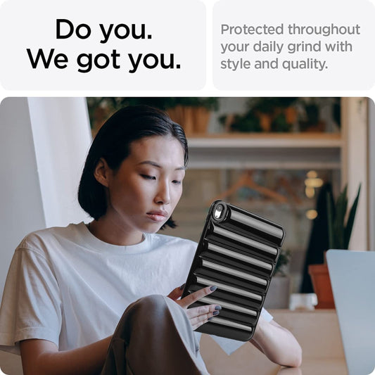 For iPad Air 11 2025 / 2024 Eiderdown Cushion Shockproof Tablet Case(Black) - iPad Air 11 2025 / 2024 Cases by buy2fix | Online Shopping UK | buy2fix
