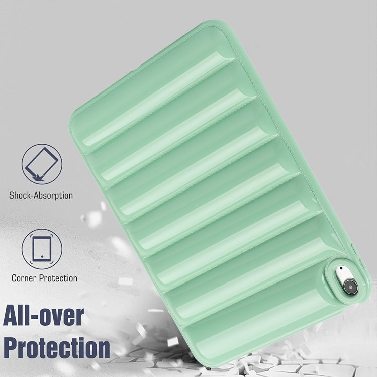 For iPad Air 11 2025 / 2024 Eiderdown Cushion Shockproof Tablet Case(Green) - iPad Air 11 2025 / 2024 Cases by buy2fix | Online Shopping UK | buy2fix