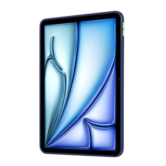 For iPad Air 11 2026 / 2025 / 2024 Skin Feel 2 in 1 PC Hybrid TPU Tablet Case(Blue)