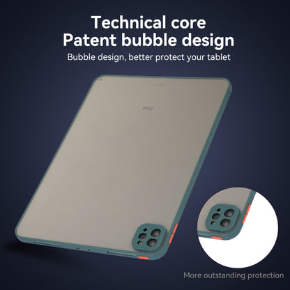 For iPad Pro 12.9 2022/2021/2020/2018 Skin Feel 2 in 1 PC Hybrid TPU Tablet Case(Green) - iPad Pro 12.9 (2022/2021) Cases by buy2fix | Online Shopping UK | buy2fix