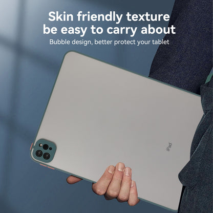 For iPad Pro 12.9 2022/2021/2020/2018 Skin Feel 2 in 1 PC Hybrid TPU Tablet Case(Green) - iPad Pro 12.9 (2022/2021) Cases by buy2fix | Online Shopping UK | buy2fix