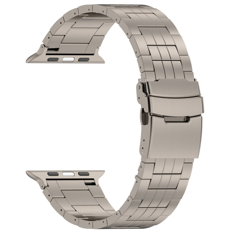 For Apple Watch Series 9 45mm Armor 5-bead Titanium Watch Band(Titanium) by buy2fix