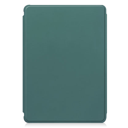 For iPad Air 13 2025 / 2024 Transparent Rotation Smart Leather Tablet Case(Dark Green) - iPad Air 13 2025 / 2024 Cases by buy2fix | Online Shopping UK | buy2fix