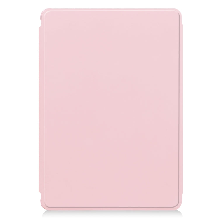 For iPad Air 13 2025 / 2024 Transparent Rotation Smart Leather Tablet Case(Pink) - iPad Air 13 2025 / 2024 Cases by buy2fix | Online Shopping UK | buy2fix