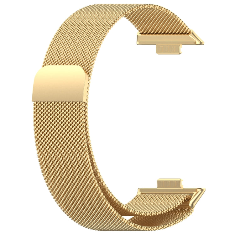 For Huawei Watch Fit3 Milanese Metal Watch Band(Gold) by buy2fix