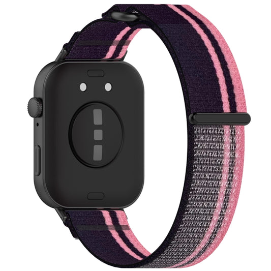 For Huawei Watch Fit3 Loop Nylon Watch Band(Pink Purple) by buy2fix