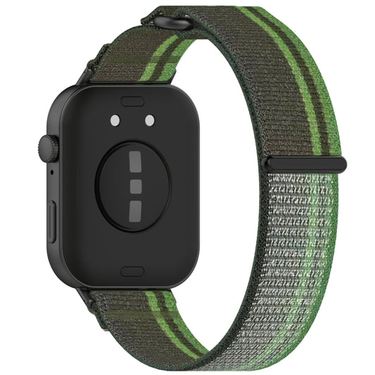 For Huawei Watch Fit3 Loop Nylon Watch Band(Dark Green) by buy2fix