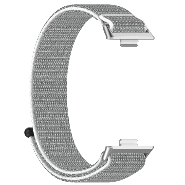 For Huawei Watch Fit3 Nylon Loop Hook and Loop Fastener Watch Band(Seashell) by buy2fix