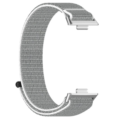 For Huawei Watch Fit3 Nylon Loop Hook and Loop Fastener Watch Band(Seashell) by buy2fix