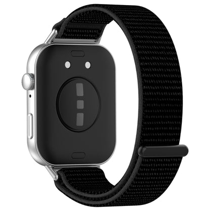For Huawei Watch Fit3 Nylon Loop Hook and Loop Fastener Watch Band(Black) by buy2fix
