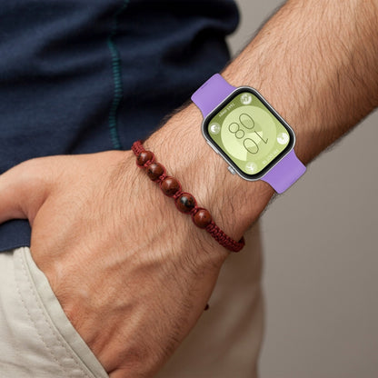 For Huawei Watch Fit3 Colorful Buckle Silicone Sports Watch Band(Purple) by buy2fix