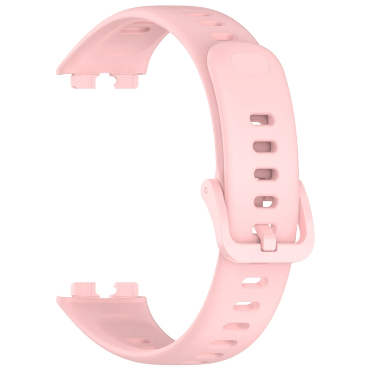 For Huawei Band 10 / 9 / 8 Nail Button Glossy Silicone Watch Band(Pink) by buy2fix