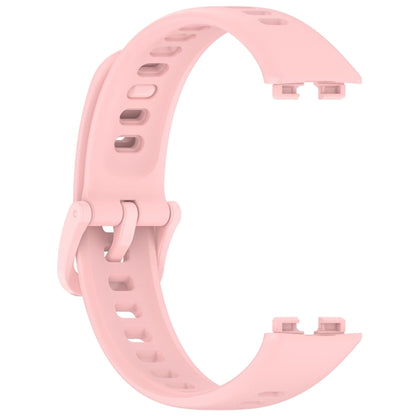 For Huawei Band 10 / 9 / 8 Nail Button Glossy Silicone Watch Band(Pink) by buy2fix