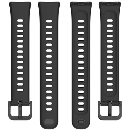 For Huawei Band 10 / 9 / 8 Nail Button Glossy Silicone Watch Band(Dark Green) by buy2fix