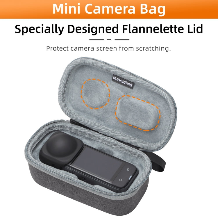 For Insta360 X4 / X5 Sunnylife Carrying Case Handbag, Model:X4-B812 Mini Camera Bag - Case & Bags by Sunnylife | Online Shopping UK | buy2fix
