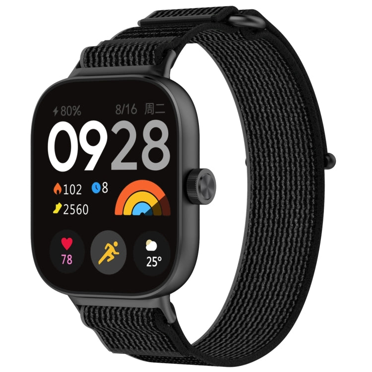 For Xiaomi Smart Band 9 Pro / 8 Pro Loop Nylon Watch Band(Black Grey) - Watch Bands by buy2fix | Online Shopping UK | buy2fix