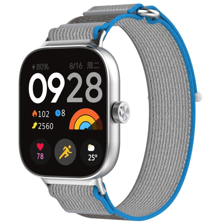 For Xiaomi Smart Band 9 Pro / 8 Pro Loop Nylon Watch Band(Blue Grey) - Watch Bands by buy2fix | Online Shopping UK | buy2fix